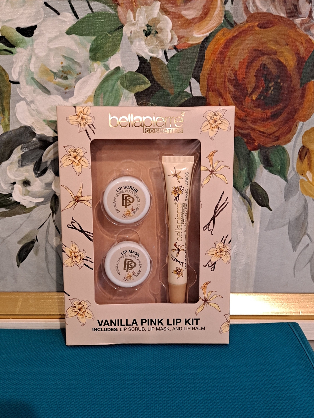 Bellapierre Cosmetics Vanilla Pink Lip Kit — Hydrating Lip Scrub, Mask & Balm